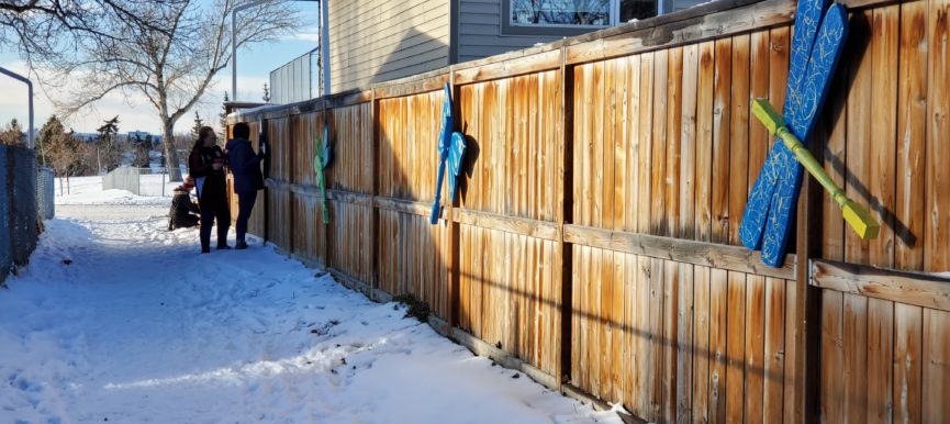 Crossroads Dragonfly Fence Art